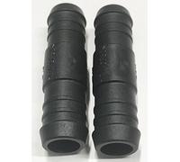 2x 18mm Straight Plastic Barbed Connector Pipe Hose Joiner Tubing Air Fuel Water