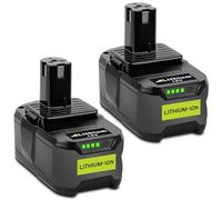 2X 18V 5.0Ah P108 Replacement for Ryobi Battery Compatible for Ryobi