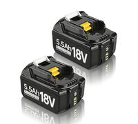 2X 18V 5500mAh/5.5Ah Batteries Replacement for Makita Battery