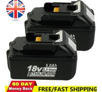 2X 18V Battery For Makita 5.0Ah BL1830 BL1850 BL1860 for LXT Cordless Tools