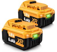 2X 18V DCB182 Replacement Battery for Dewalt Cordless Power Tools | XR Li-ion Battery for Professional DIY Workshop Use Compatible with DCB184 DCB200 DCB101 DCB107 DCB112 DCB105 DCB115 DCB203