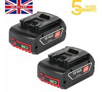 2X 18V For Bosch BAT609 BAT610 BAT618 17618 25618-01 Battery Led Indicator 5.0AH