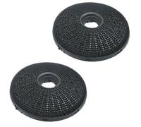 2X 190mm Round Charcoal Cooker Hood Carbon Filters Compatible with De Dietrich HW8629E1 Cooker Hoods