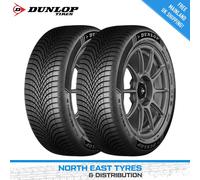 2x 195 65 15 DUNLOP ALL SEASON 2 | GREAT B/C RATINGS | XL M+S 95V