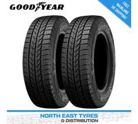 2x 195 75 16C GOODYEAR ULTRAGRIP CARGO | COMMERCIAL TYRES | M+S 107/105R