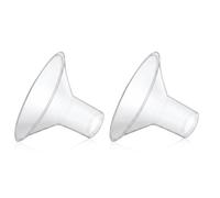 2X 19mm Breast Shield for Angelite Flo Pro Breast Pump Bottle Setup