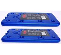 2X 2 x Freeze Board Ice Pack Small Ice Block Flat Travel Ice Box Pack 200g