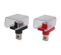 2X 200A Brass Battery Connector Post High Current Copper Terminal For Energy Storage System Solar Power Inverter EV Module Wiring