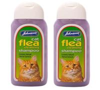 2x 200ml Johnsons Cat Flea Cleansing Shampoo - Bundled by GetInStyle Shop