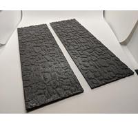 2x 200mm Cobblestone Roads Set | 28mm 1/56 Scale Miniature | RPG Tabletop Figure Landscape Modelling Wargaming Fantasy Diorama Wargames Model Scenery Terrain Scatter Roleplaying 3d Printed Paintable