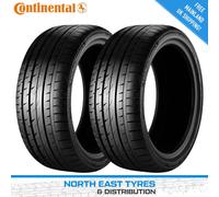 2x 205 45 17 CONTINENTAL SPORTCONTACT 3 NEW TYRES LATEST DOT BMW () RUNFLAT 84W