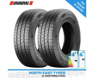2x 205 65 15C UNIROYAL RAINMAX 5 | GREAT C/B RATINGS COMMERCIAL TYRES 102/100T
