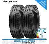 2x 205 65 16C VREDESTEIN COMTRAC 2+ TOP C/A RATINGS COMMERCIAL TYRES 107/105T