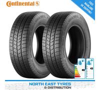 2x 205 70 17C CONTINENTAL VANCONTACT WINTER | COMMERCIAL TYRES | M+S 115/113R
