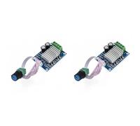 2X 20A PWM DC Motor Speed Controller 12-24V DC Adjustable Motor Governor Temperature Regulating Dimming Switch