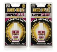 2x 20g 151 Superglue, Ultra Glue, Hard As Nails Super Glue - Bundled by GetInStyle Shop