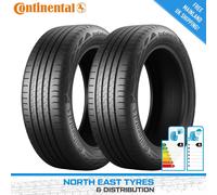 2x 215 60 17 CONTINENTAL ECOCONTACT 6Q | TOP A/A RATINGS | NEW TYRES | 96H