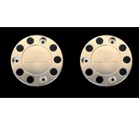 2x 22.5 stainless steel wheel outer trim covers 10 studs universal for truck lorry Mercedes Renault (For Renault)