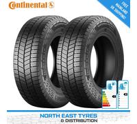 2x 225 65 16C CONTINENTAL VANCONTACT A/S ULTRA CAMPER ALL SEASON