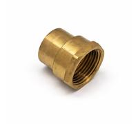 2X 22mm x 3/4" Female Iron Copper Straight Adaptor Brass Compression Female BSP Plumbing Fitting
