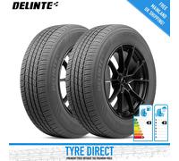 2X 235 60 18 DELINTE DH7 - GREAT B/B RATED NEW ALL SEASON SUV TYRES, M+S XL 107V