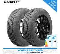 2X 235 60 18 DELINTE DH7 - GREAT B/B RATED NEW ALL SEASON SUV TYRES, M+S XL 107V