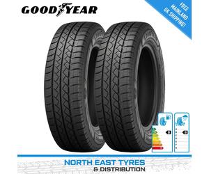 2x 235 65 16C GOODYEAR VECTOR 4SEASONS CARGO COMMERCIAL TYRES MOV M+S 115/113R