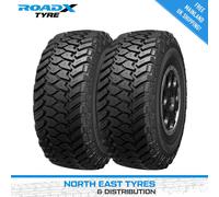 2X 235 75 15 ROADX - BRAND NEW, 4X4 OFF-ROAD MUD TERRAIN TYRES - M+S 104/101Q