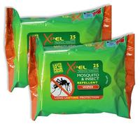 2X 25 Xpel Mosquito & Insect Repellent Wipes - Bundled by GetInStyle Shop