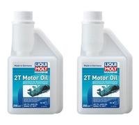 4x 250 mL LIQUI MOLY Marine 2T Motor Oil NMMA TC-W3 JASO FB
