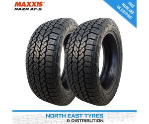 2X 255 65 17 MAXXIS RAZR AT-781 | BRAND NEW 4x4 ALL TERRAIN TYRES | M+S 110H