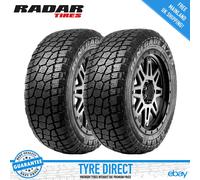 2X 265 65 18 RADAR RENEGADE A/T-5 BRAND NEW 4x4 ALL TERRAIN TYRES - 114H M+S