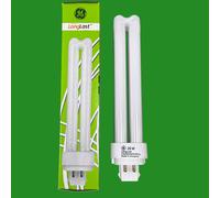 2x 26W GE G24q-3 4 pin CFL Light Bulbs 3500K Low Energy PL PLC Biax D/E Lamp [EEK: A]