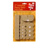 2x 27 Assorted Heavy Duty Felt Pads, Furniture Pads for Hardwood Floors - Protect Your Hard Floors, Floor Protector