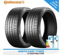 2x 285 40 22 CONTINENTAL SPORTCONTACT 7 | NEW TYRES | PORSCHE (NC0) XL 110Y