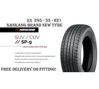 2X 295 35 21 NANKANG SP9 Brand New Tyre MID RANGE 295 35 R21 SUV 4X4 FREE P/P