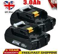 2X 3.0Ah For Makita 18V Battery Li-Ion NEW BL1860 BL1830 BL1850 BL1840 194309-1