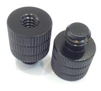 2x 3/8 Male To 1/4 Female Camera Tripod Thumb Screw-s Switch Adapter Micro-phone Rocker Arm Support Stand Bracket Magic Hand Nut Flash-light Lamp Connect-or Photograph-y Film Accessories