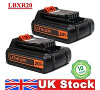 2X 3.8AH Battery For Black+Decker 18V Lithium LBXR20 LSW20 ASL186K BL2018 BL1518