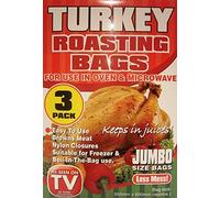 2X 3 Pack of Jumbo Size Turkey Roasting Bags - 'As Seen on TV'