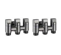 2X 3 Way Angle Valve Improve the Functionality of Your Home or Commercial Spaces with the Three Way Diverter Valve,B