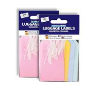 2X 30 Just Stationery 135x75mm Luggage Label - Bundled by GetInStyle Shop