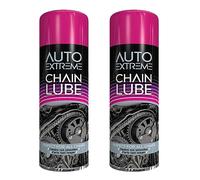 2X 300ml Auto Extreme Motorcycle Chain Lube Spray Grease Oil Lubricant For bike, Car