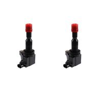 2X 30520-PWC-003 Ignition Coil Compatible with Honda Airwave Fit II Jazz 1.3L 1.5L 2002-2008 30520-PWC-S01 30520-PWC-013 CM11-110 Black