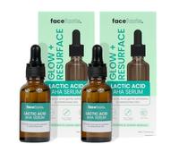 2x 30ml Face Facts Lactic Acid AHA Serum | Glowing and Even Skin | Exfoliation Facial - Bundled by Smart Cutie