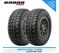 2X 33 12.50 20 RADAR RENEGADE M/T R7 | NEW 4x4 MUD TERRAIN TYRES | M+S 114Q