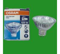 2x 35W (=50W) Osram MR16 GU5.3 48865 WFL 12V Halogen Reflector Spot Light Bulb