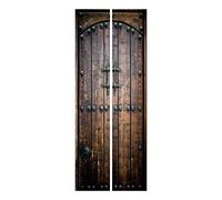 2x 3D Door Wallpaper Art Reusable Posters Waterproof Home Decor, style J