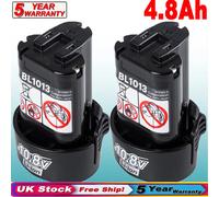 2x 4.8AH 10.8V Li-ion Battery for Makita 194550-6 194551-4 BL1013 BL1014 CL100DZ