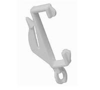 2X 40 Curtain Track Glider Hooks with Sturdy Grip Fit Integra Decorail Rail Clip On Easily